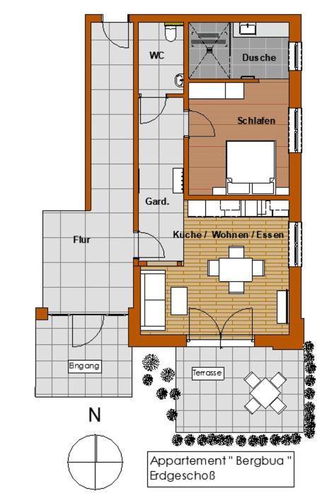Alpenappartement Kleiner Танхайм Стая снимка